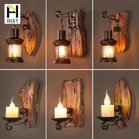 american retro industrial style loft solid wood creative personality antique bar cafe restaurant balsa boat wood aisle wall lamp