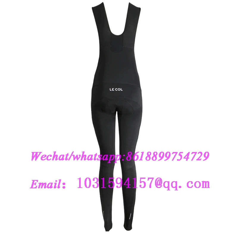 bib pants le col cycling jersey winter clothes women long sleeve bike maillot roupa ciclismo invierno hombre roupa ciclismo feminina mujer - Цвет: bib pants