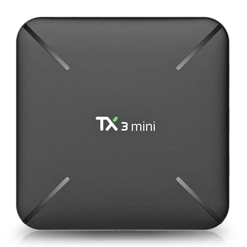 TX3 Мини Android 7,1 ТВ приставка 1+ 8GB Amlogic S905W четырехъядерный WiFi приставка