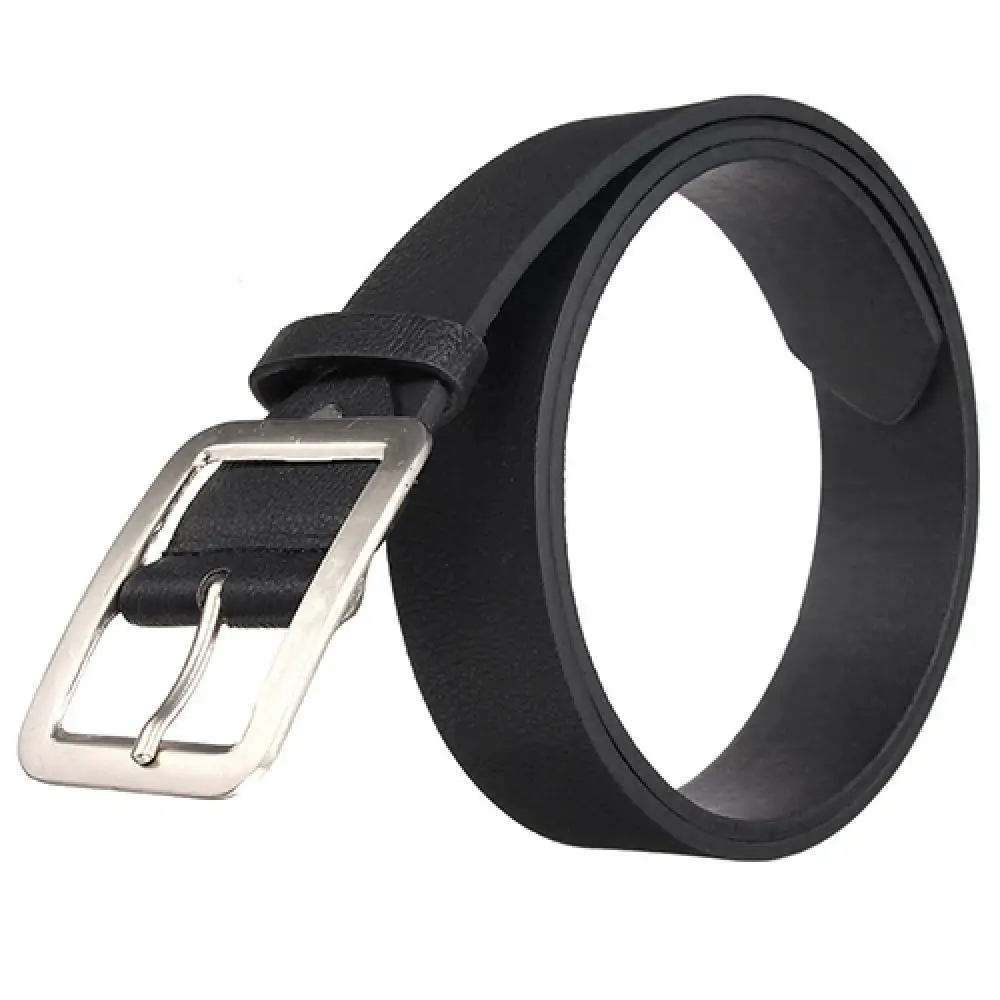 Ремень мужской из искусственной кожи с пряжкой язычком