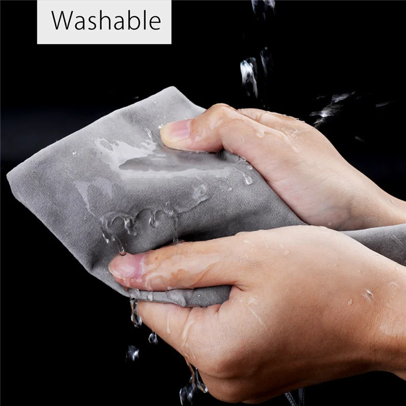 oppselve velvet mobile phone storage bag for usb charger usb cable phone power bank protection portable storage case accessories free global shipping