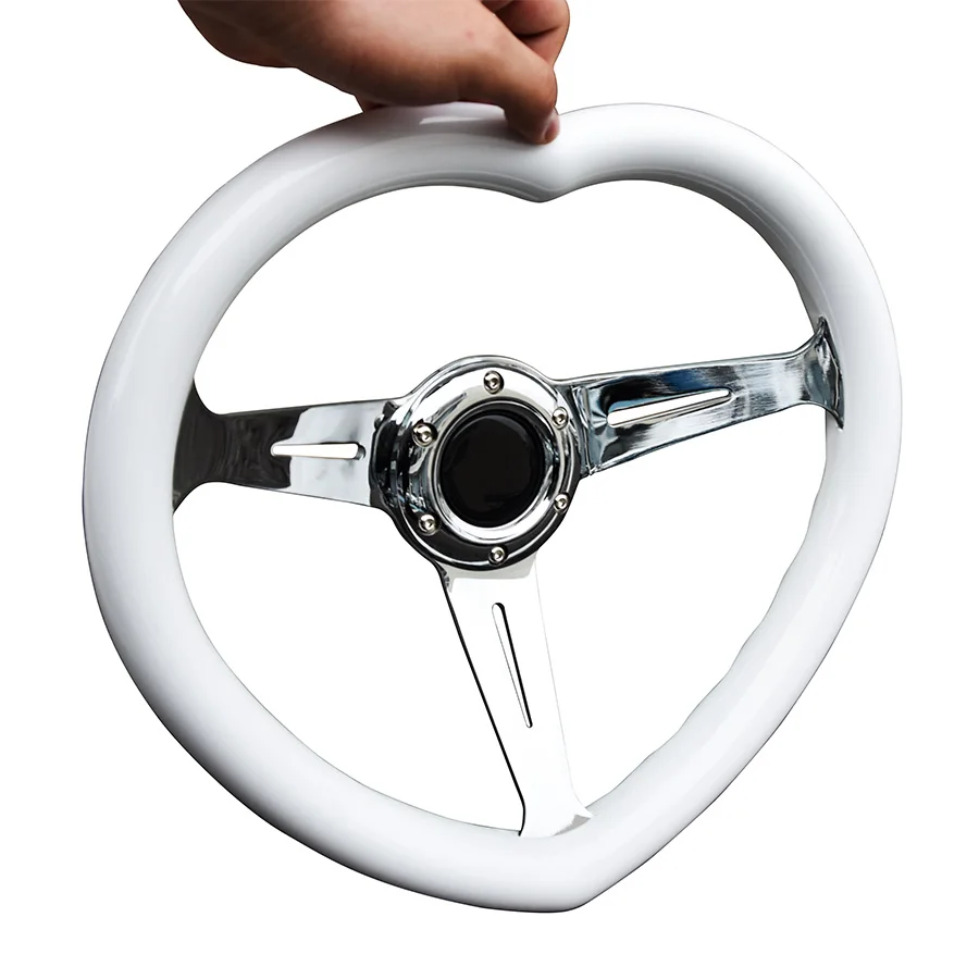 Рулевое колесо для гоночного автомобиля JNA в форме сердца из АБС-пластика
