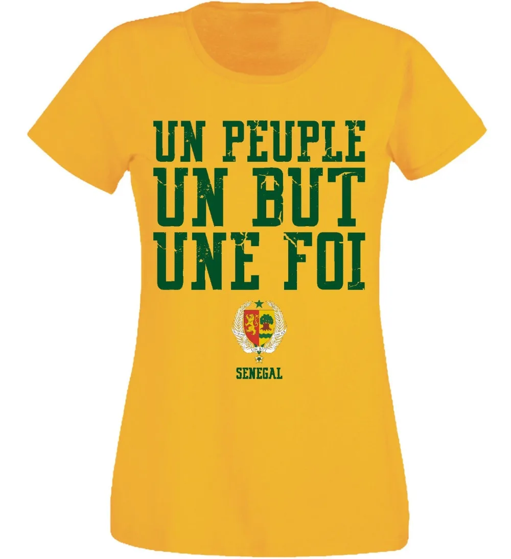 Feminist Senegal Damen Футболка женская Легенда футболист футбол Новейшая модная футболка