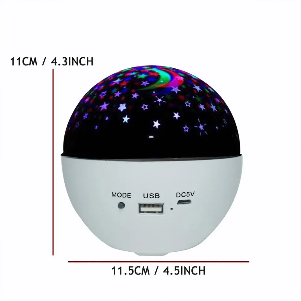 

Star Projector Night Light Sky LED Galaxy Projector - Colour Changing Lamp