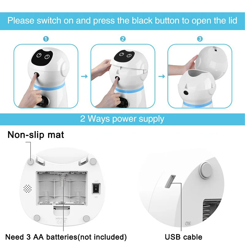 3.5L Умная автоматическая кормушка для домашних животных миска кошек и собак