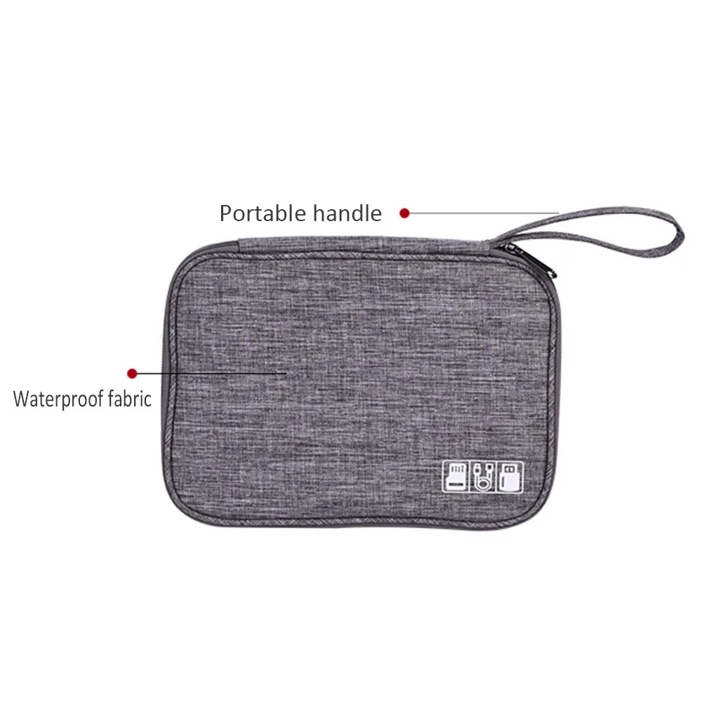 Скидка Органайзер для ящиков, многофункциональный плоский Органайзер из полиэстера для электронных и цифровых устройств, сумка для хранения и пер...