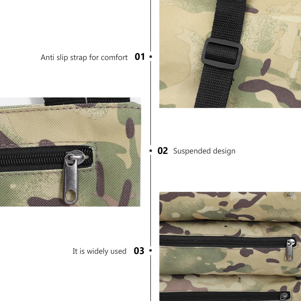 

1Pc Outdoor Tool Storage Bag Multifunction Tool Pouch Hanging Tool Storage Bag