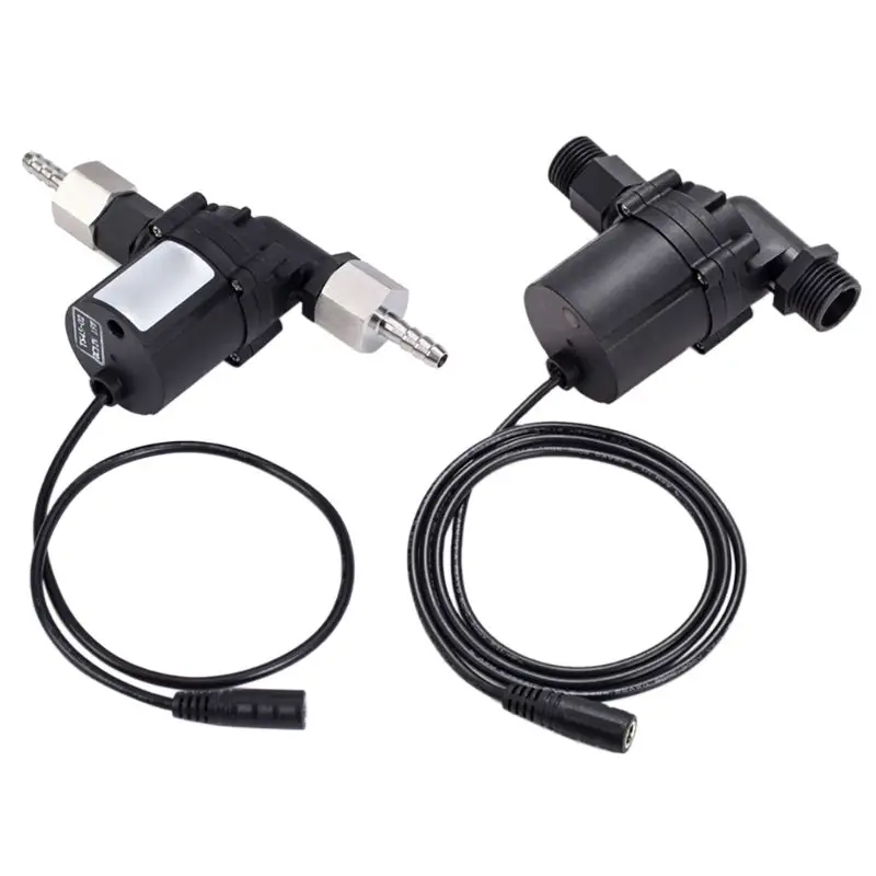 Насос для циркуляции воды для пива 1 комплект DC 12V 18W против коррозии без щеток вал электрический жидкости для производства вина домашнего пивоварения.