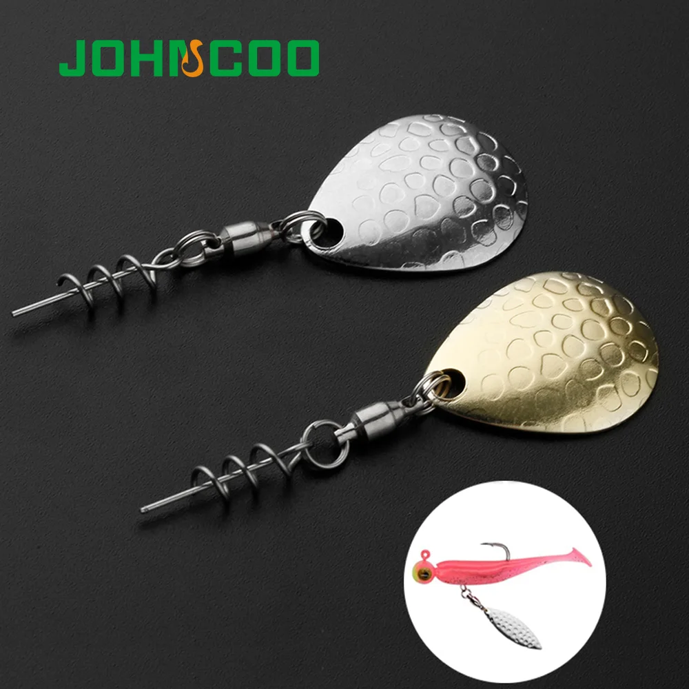 JOHNCOO рыболовная ложка Rig приманки Набор для изготовления 5 шт. Колорадо лезвия