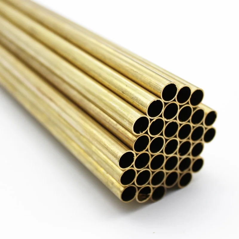 

10pcs 1m long Brass Tube,outer diameter 6mm wall 0.4mm