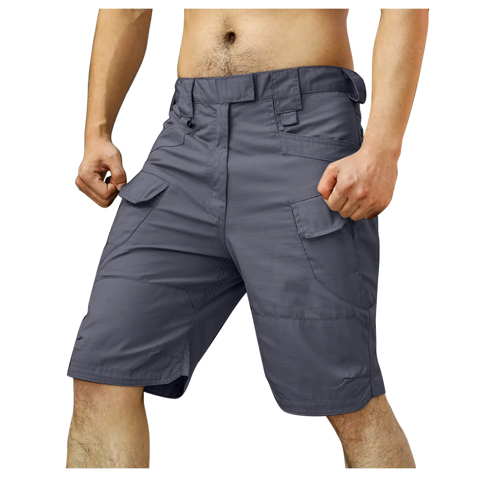 

Mens Military Cargo Shorts 2021 Solid Color High Waist Pockets Tactical Shorts Casual Plus Size 2xl Summer Beach Shorts#fs