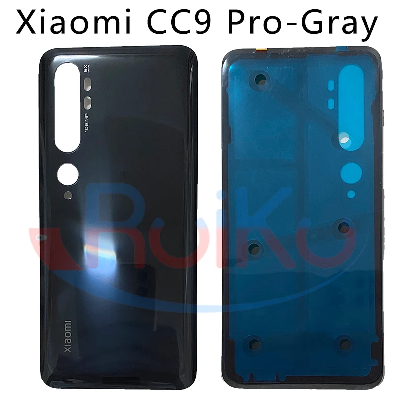 Новинка Крышка батарейного отсека для Xiaomi Mi Note 10 Pro Задняя стеклянная крышка