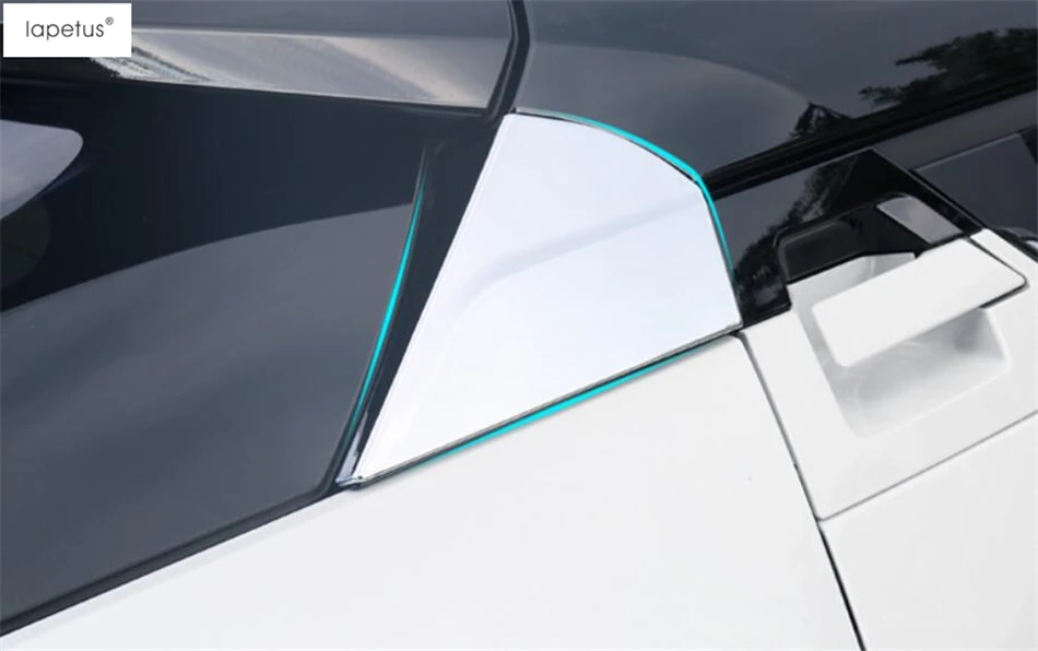 Lapetus аксессуары для Toyota C-HR ЧР задние Треугольники окна крыло спойлера Панель молдинг крышка комплект отделка