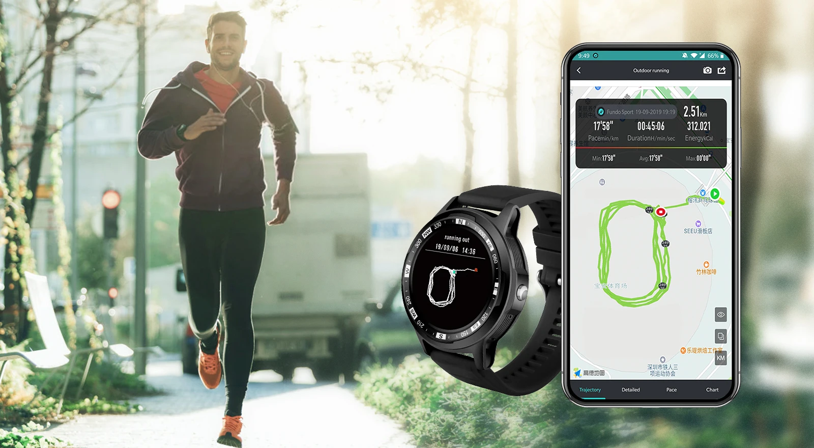 COLMI SKY 3 gps спортивные Смарт-часы IP67 Водонепроницаемый Bluetooth фитнес-трекер мужские альпинистские умные часы для IOS Android телефон