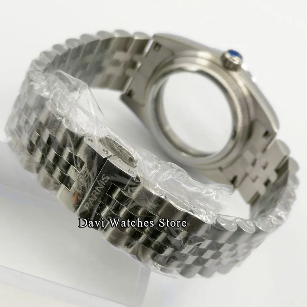 Чехол для часов из сапфирового стекла 36 мм серебристый подходит ETA 2836 Mingzhu DG2813 3804