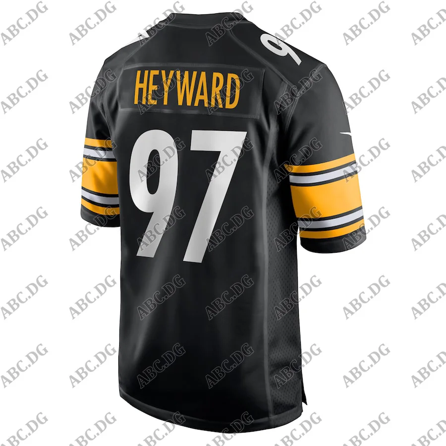 

Men Women Kid Youth Pittsburgh Cameron Heyward Black Game Jersey