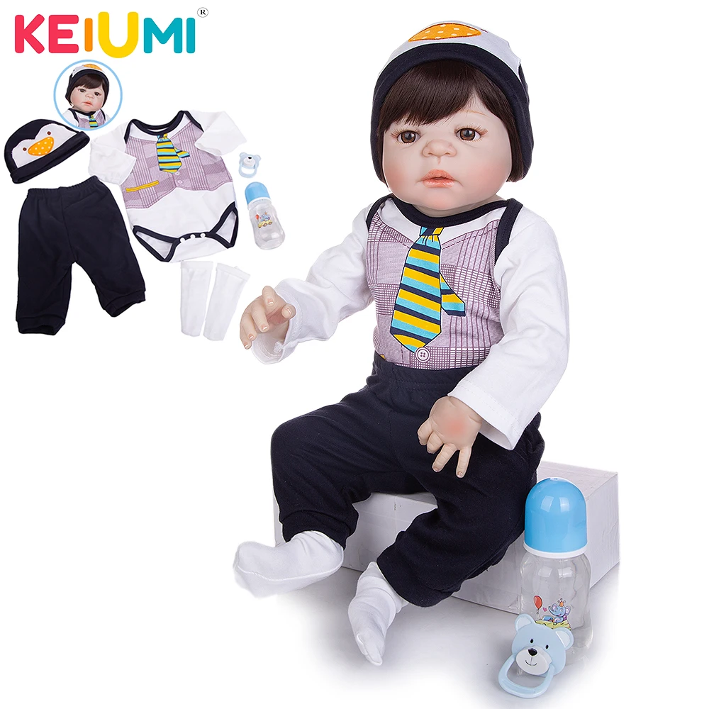 Оптовая продажа 23 дюймов полный корпус виниловые гиперреалистичный пупсы на