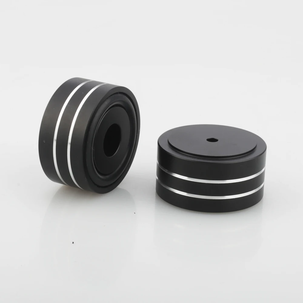 4Pcs FT007S HiFi AMP Speaker Aluminum Isolation Feet Pad Use For Turntable DAC Stereo Audio Speakers Amplifier Pads 40x20mm | Электроника