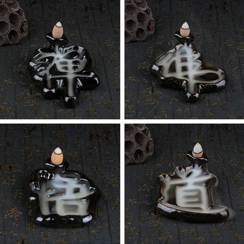 Экзотический китайский персонаж дизайн курильница для благовоний держатели