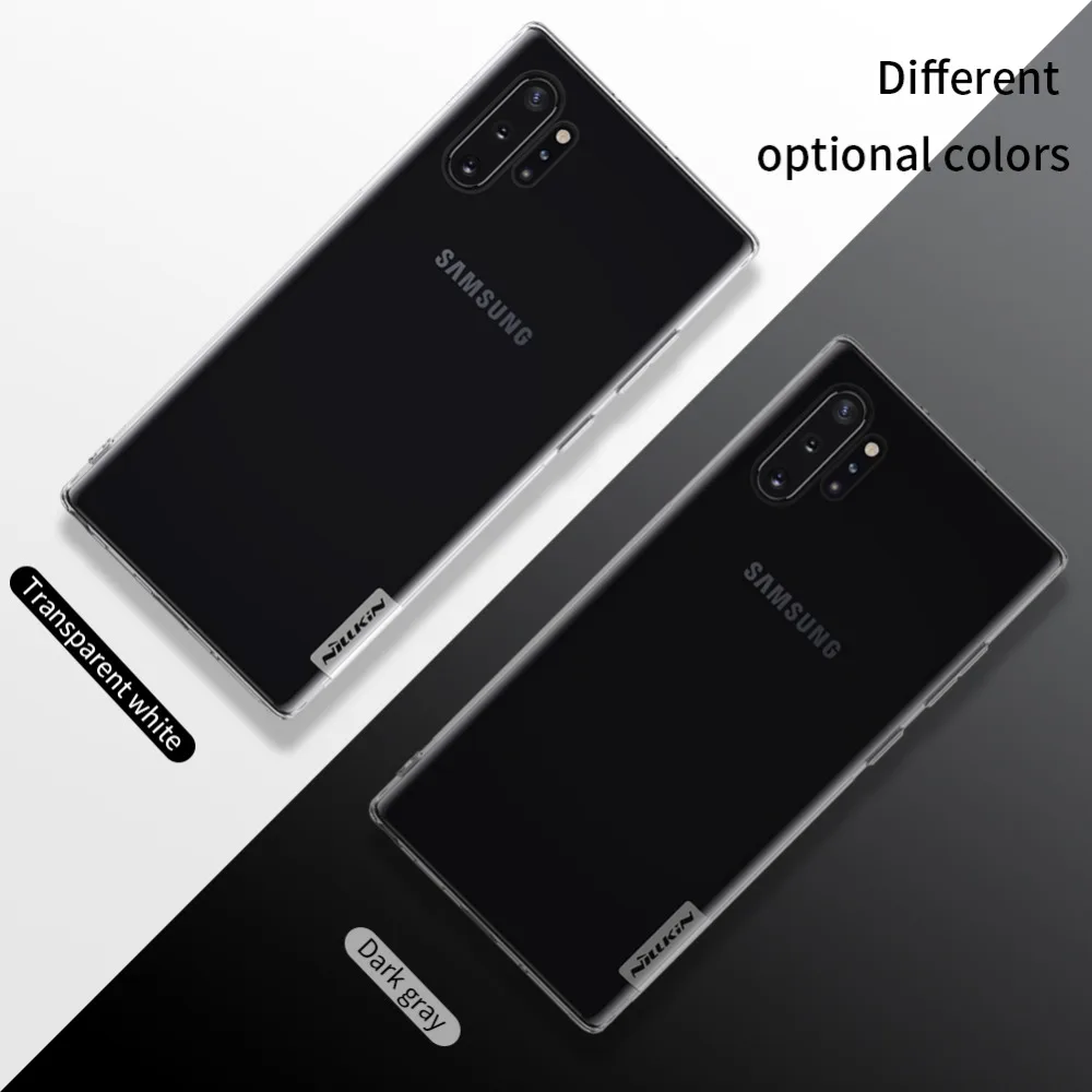 Для samsung Galaxy Note 10 5G чехол для samsung Note 10 Plus 5G NILLKIN натуральный ТПУ ультра тонкий прозрачный мягкий чехол