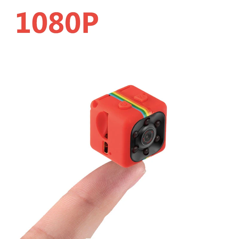 Red-1080P 720 P/1080 P Mini Small DV для езды на автомобиле, запись ночного видения, обнаружение движения, портативная спортивная видеокамера, поддержка TF карты - Цвет: Red-1080P