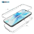 Двойной защитный чехол с полным покрытием 360 градусов для iPhone 12 Mini 11 Pro Max X XR XS 7 8 6 6S Plus 5 SE2, мягкий жесткий прозрачный чехол