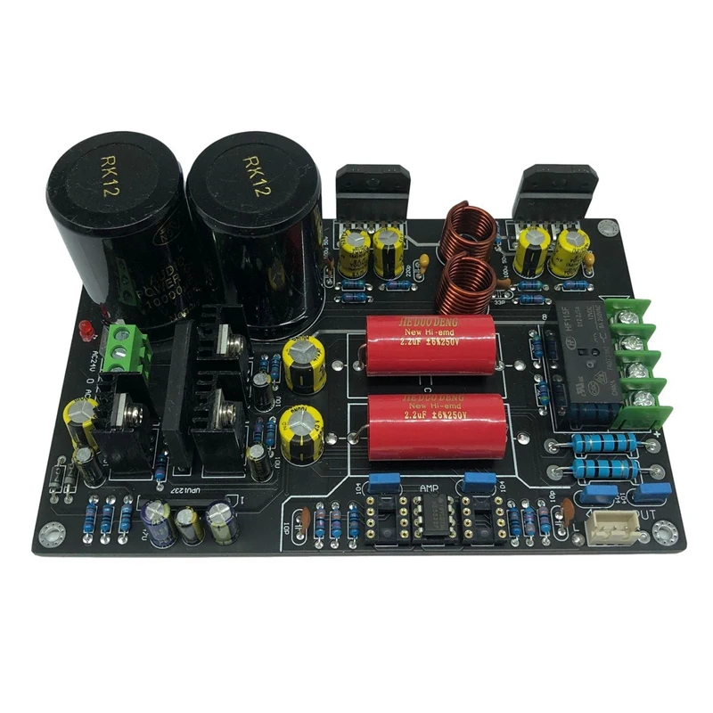 

YJ00199-CG Version Sound Amplifier LM3886 68W+68W High Power Digital o Power Amplifier Board Stereo Receiver Speakers Amplifier