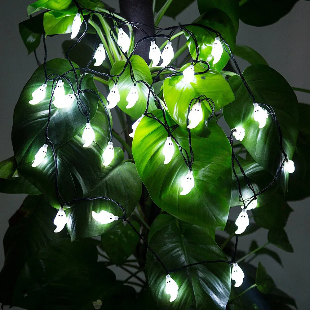 Милый светодиодный светильник-гирлянда на Хэллоуин декоративный светильник с