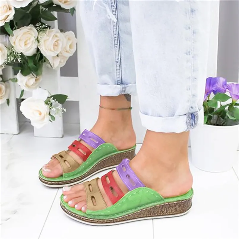 Женские модные сандалии гладиаторы большого размера повседневные босоножки на