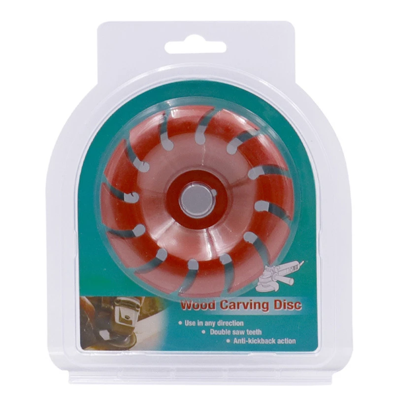 

Manganese Steel 90mm 12 Teeth Wood Carving Disc 16mm Bore Grinder Shaping Disc For Angle Grinder Woodworking