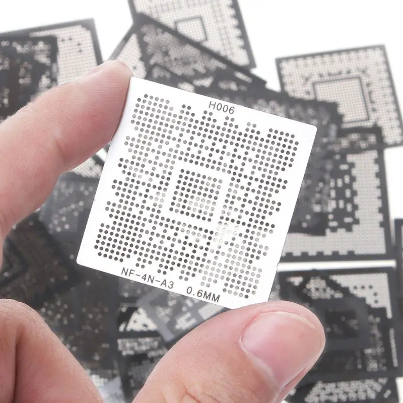 36Pcs/set Direct Heat Graphics Card Stencils Steel BGA Reballing Stencil for IN-TEL/for NVIDIA/for ATI Video Chips |