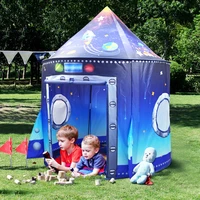 rocket ship play tent playhouse unique space and planet design for indoor and outdoor fun imaginative games gift