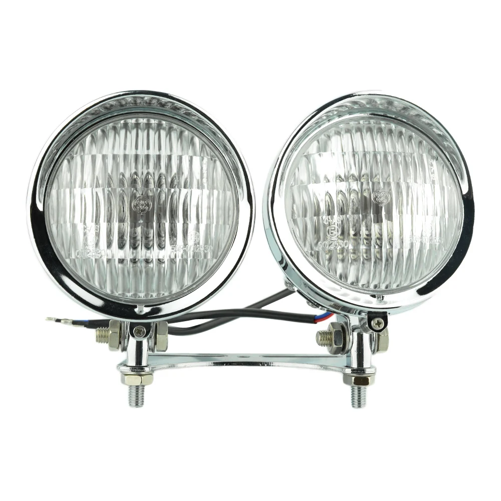 4 75 &quotгерметичная Хромированная фара с двойным прозрачным объективом винтажный