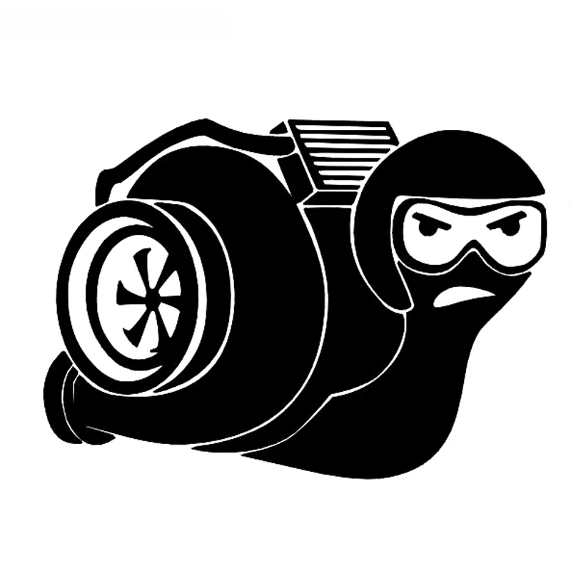 

Модный виниловый интеркулер Turbo Snail для автомобиля, мотоцикла, автомобиля, наклейка для Tiguan, Infiniti, Peugeot 308, черный/серебристый, 14 см * 10 см