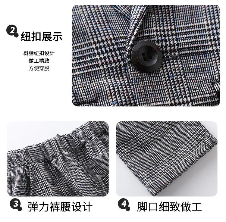 2 шт. Осенний клетчатый комплект одежды для девочек-подростков | Детская одежда и