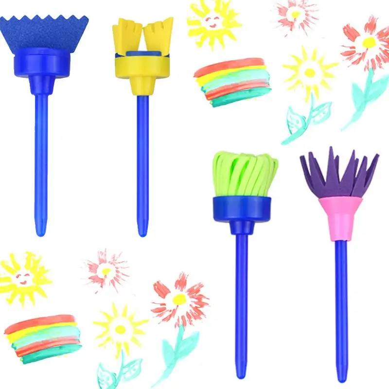 4 шт. Детские губки для рисования | Игрушки и хобби