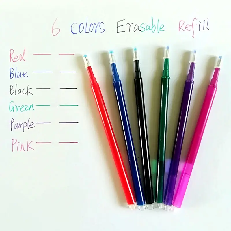 Mix color each1 Frixion Pen Erasable Gel Pen Blue Red Black Ink 0.7mm Erasable Pen Refill Rod Friction Pen School Stationery Office Writing Tool - Цвет: Mix color each1