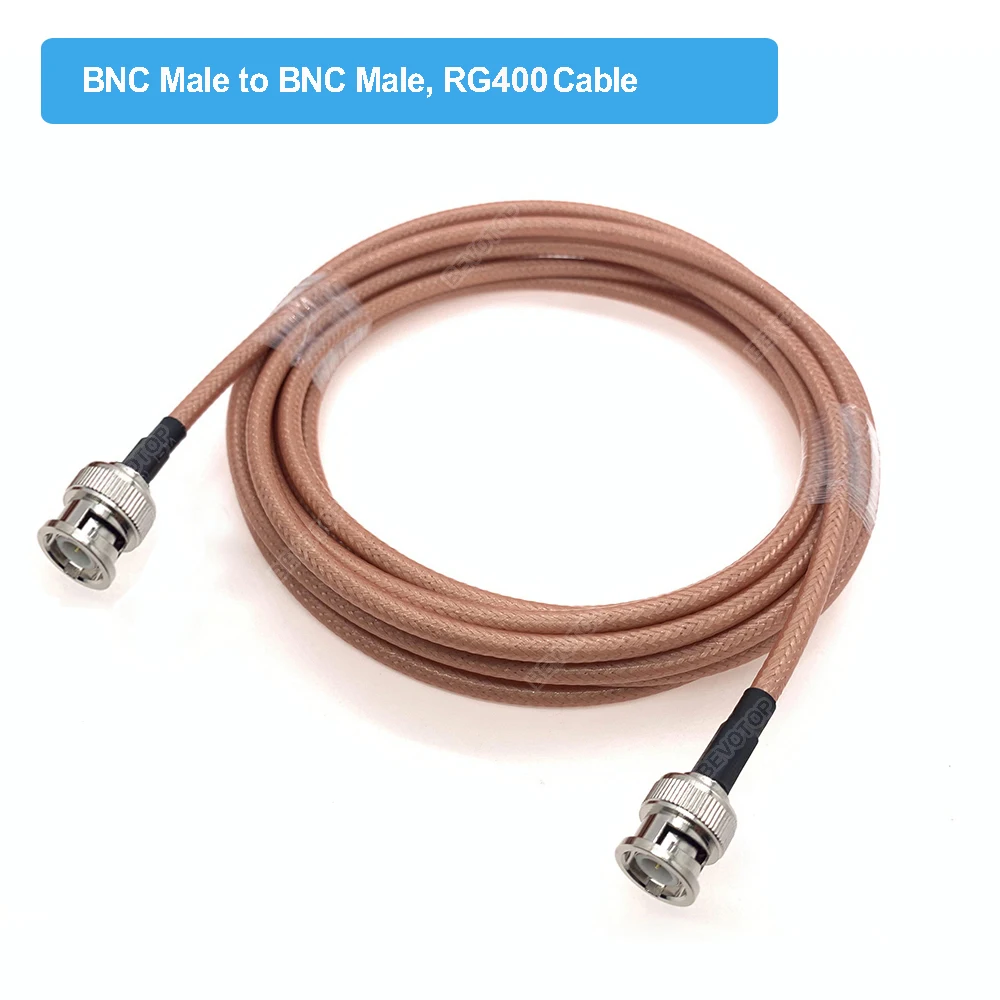 Кабель RG400 с двойной защитой от BNC Male к BNC Male Plug, высокое качество, низкие потери, 50-3 50 Ом, RF коаксиальный кабель, джампер, адаптер BEVOTOP