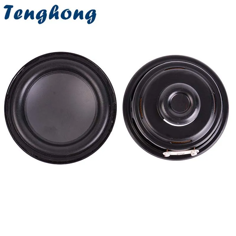 

Tenghong 2pcs 52MM Mini Full Range Audio Speaker Unit 4 Ohm 5W Portable HIFI Loudspeaker Magnetic Horn For Sound Home Theater