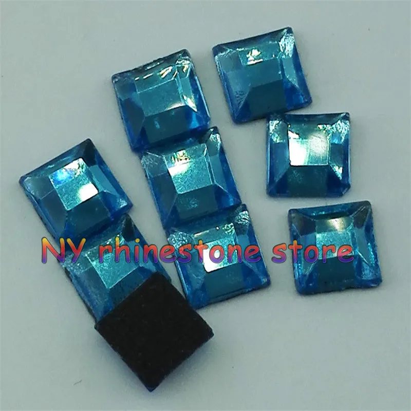 Сделай Сам стразы для горячей фиксации 100 шт./пакет 6 мм 1-10 # квадратные