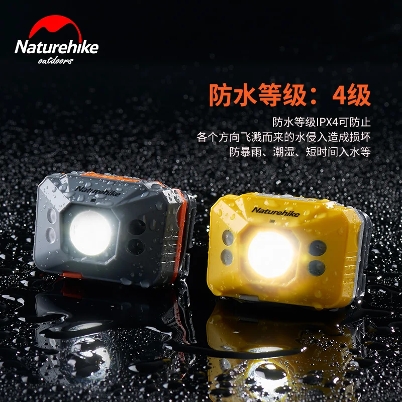 Налобный фонарь Naturehike индукционный водонепроницаемый уличный светодиодный для