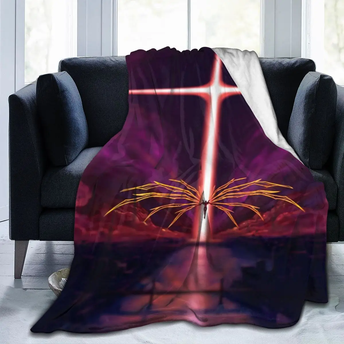 

3D Cartoon Sherpa Blanket Warm Super Soft Flannel Office Nap Bedspread Sofa Bedding Plush Quilt Plaids 300698909