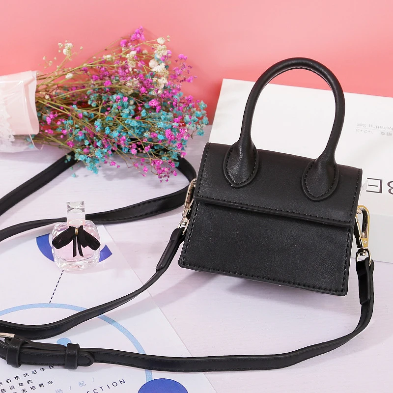 

Mini Bag for Women Purse 202 Girl Crossbody Bag Fashion Casual Korean Simple Style Solid Color Joker PU Leather Shopper Handbags