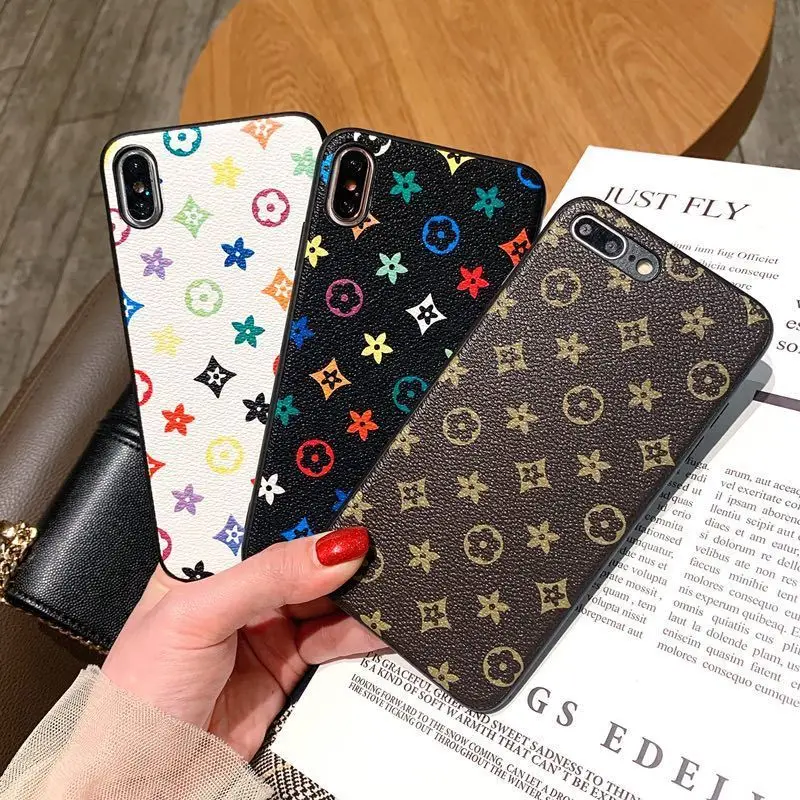 Personalized classic floret case for iPhone11 X XS XR XSMax 8 7 6 6S PluS business hard shell anti-drop protection back cover |