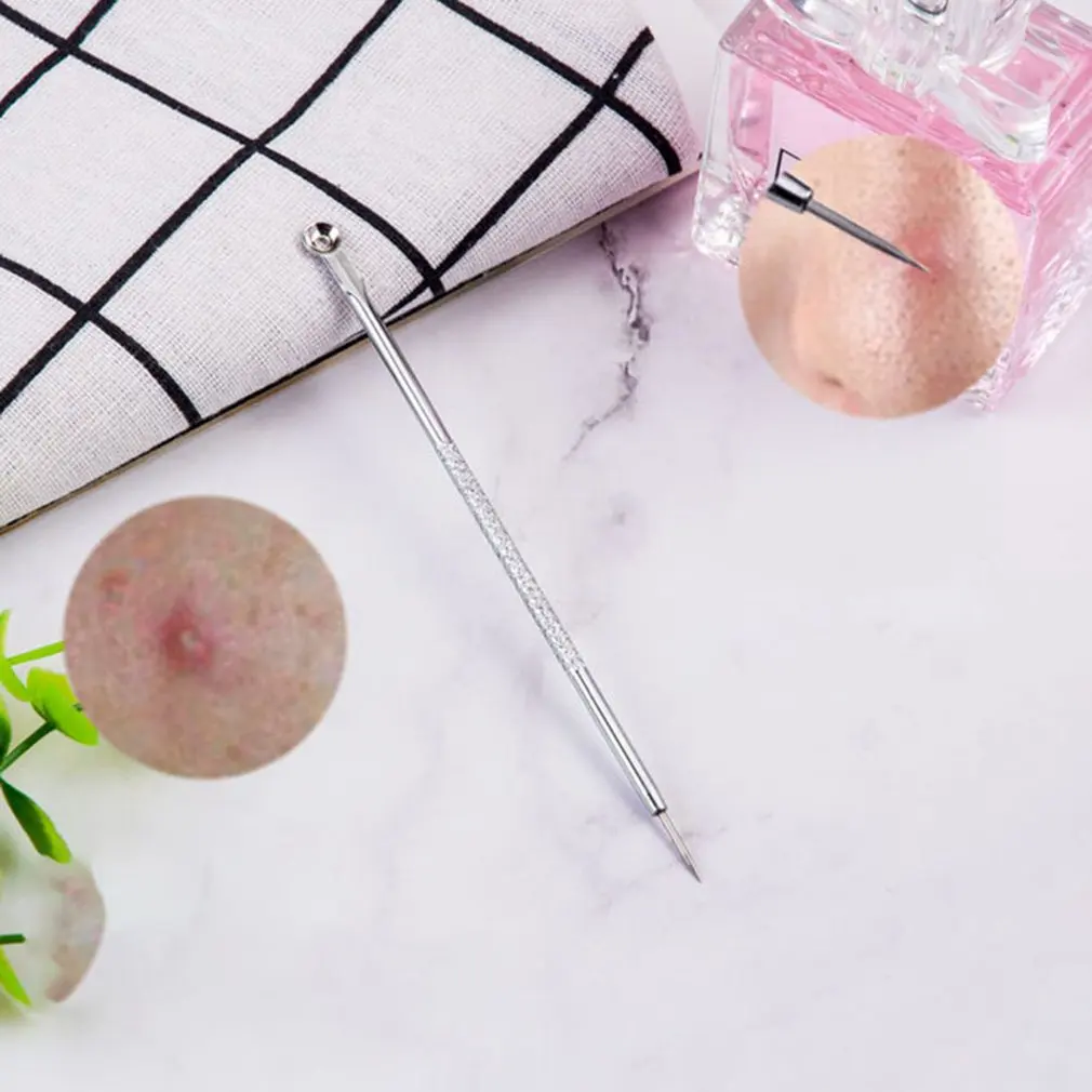 Игла для чистки лица 5 предметов Удалить инструмент удаления угрей разные цвета