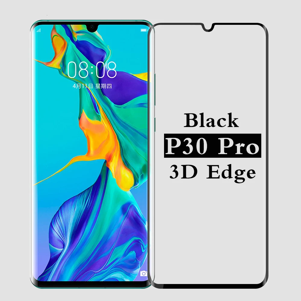 3d полное покрытие из закаленного стекла для huawei p30 pro p30pro Защитная пленка экрана
