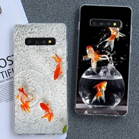 beautiful goldfish soft phone case cover for samsung s6 7 8 9 10 s8 9 10 plus s10e s10 lite s6 7 edge plus cover