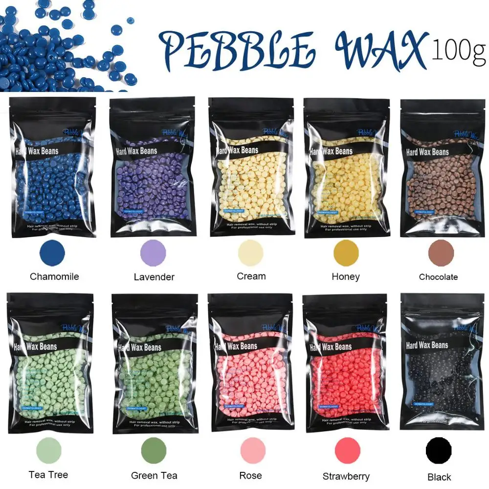 10 ароматов 100 г/упак. депиляции волос удаления восковых шариков твердый воск бобы