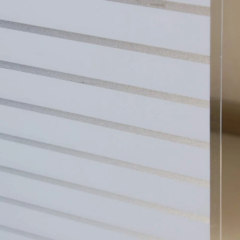 Оконная пленка с рисунком жалюзи статическая липкая защита конфиденциальности