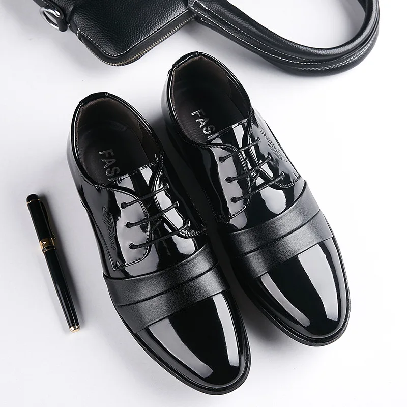 

Oxford Shoes For Men Formal Shoes Leather Loafers Men Business Dress Shoes New Designer Italian Men Wedding Shoes Size 38-48